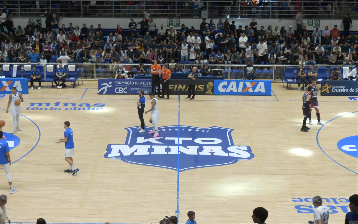 Quadra do NBB para o jogo dois das finais (Foto: Reprodução / NBB)